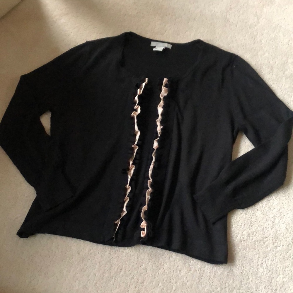 H&M ruffle cardigan!